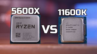 i5 11600K vs Ryzen 5600X  Streaming Gaming Editing  TechteamGB [upl. by Pears]