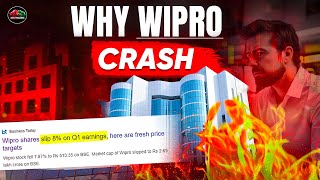 Why Wipro Ltd Share Falling  Is it right time to buy Wipro  Wipro share price Target  Wipro news [upl. by Pessa]