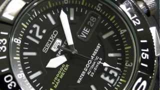 2S Time  SEIKO SKZ231K1 Automatic Map Meter Mens Sports Watch 200m [upl. by Comyns]