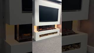 Evolution Fires Package 11 Media Wall and Electric Fireplace [upl. by Sanson]