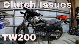 Yamaha TW200 Clutch Issues Problem Solved [upl. by Hodgson]