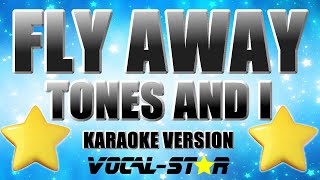 Tones And I  Fly Away Karaoke Version [upl. by Hceicjow]