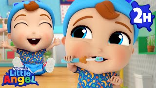 Baby John Gets Ready for School More Little Angel Nursery Rhymes amp Kids Songs  Bingo and Baby John [upl. by Athalee]