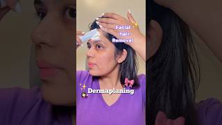 dermaplaning at home benefits of dermaplaning  facial hair removal at home canadianblogger temu [upl. by Leicester]