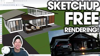 How to Render Models from SketchUp Free  FOR FREE [upl. by Krasner386]