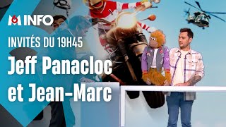 « Jeff Panacloc à la poursuite de JeanMarc »  les invités du 19h45 de M6 [upl. by Novaj]