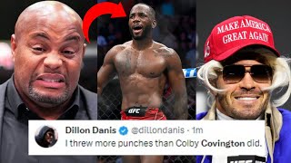 FIGHTERS REACT TO LEON EDWARDS DOMINATING COLBY COVINGTON  EDWARDS VS COVINGTON UFC 296 REACTIONS [upl. by Yggam]