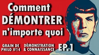 COMMENT DÉMONTRER NIMPORTE QUOI  Grain de philo 14 Ep1 [upl. by Thaddus]