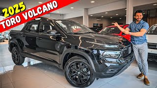 FIAT TORO VOLCANO 2025 turbo flex review completo e PREÇO [upl. by Aihsotal774]