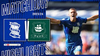 HIGHLIGHTS  Blues 21 Plymouth Argyle [upl. by Anua761]