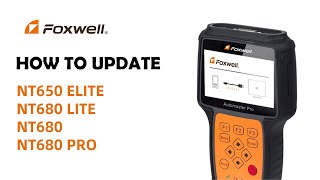 How to Update the Foxwell NT650 Elite amp NT680 lite amp NT680 amp NT680 Pro [upl. by Abagael406]