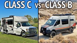 Which is Better Small Class C RV or Class B Camper Van [upl. by Andriana]