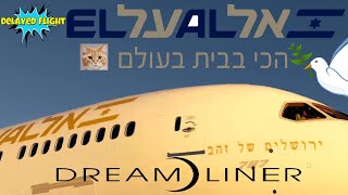 EL AL Boeing 78710 Night Flight Paphos  Tel Aviv MSFS 2020 [upl. by Ronica]