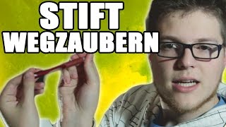 STIFT WEGZAUBERN TRICK FÜR ANFÄNGER mit Erklärung [upl. by Masson]