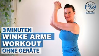 3 Minuten schöne Arme Workout Anfängerstraffe Arme ohne Geräte für VielbeschäftigteTag 3 [upl. by Margot576]