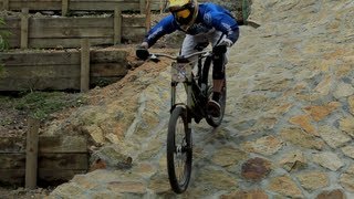 Downhill MTB on Monserrate Colombia  Red Bull Monserrate Devotees 2012 [upl. by Yllas]