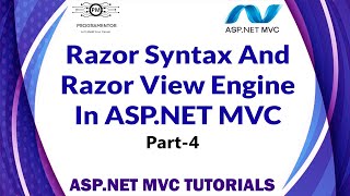 04  Razor Syntax And Razor View Engine In ASPNET MVC  ASPNET MVC Tutorials  MVC HindiUrdu [upl. by Bekaj472]