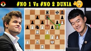 KETIKA DUA PEMAIN CATUR TERKUAT DUNIA BERTEMU 🔥 Ding Liren Vs Magnus Carlsen  Chessable Master 2022 [upl. by Eissac]