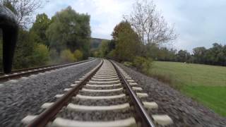 Mitfahrt in der Schaku von Kaiserslautern nach Bingen Rhein Hbf  DB Bahn  Nr 27  GoPro Hero 3 [upl. by Redliw]