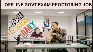 Best Proctoring offline parttime job earn Rs 2000 daily  Proctoring Government job exam Awign [upl. by Haggerty962]