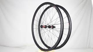 LightCarbon Highend DT240 Gravel Carbon Wheelset 700C [upl. by Yrolg]