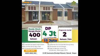 GARDENVILLE PAMOYANAN TAHAP 2 RUMAH 1 LANTAI READY STOK PALASARI CIJERUK  BOGOR rumahminimalis [upl. by Richey]