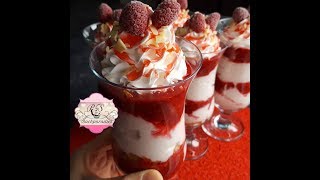 HIMBEERTRAUM DESSERT😍Leckerer Nachtisch👉 PampS Backparadies [upl. by Leoy]