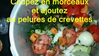 Bisque de crevette Recette réalisée Par Louisa Adnane [upl. by Akeemaj]