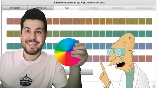 Farnsworth  Munsell Color Vision Test  Sub  ENG [upl. by Enel]