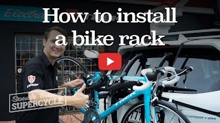 How to install a bike rack on a car [upl. by Atiragram]