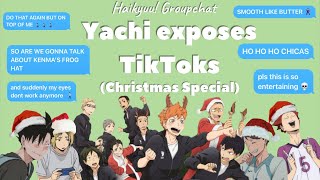 Haikyuu Christmas Special 🎅🏼✨ Yachi exposes TikToks [upl. by Ivetts534]