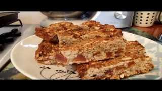 Kents Cookin Super Healthy Flapjack  Granola Bars Recipe [upl. by Rdnaskela]