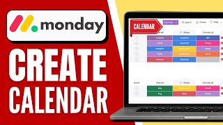 How to Create a Calendar in monday com  Easy Tutorial 2024 [upl. by Barbra332]