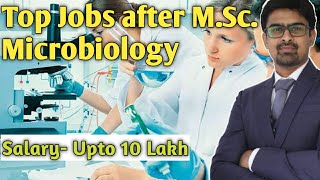 Top Jobs after MSc Microbiology  MSc Microbiology Jobs [upl. by Noillimaxam]