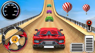 GT Sports Car Impossible Ramp Racing  Master Car Mega Stunt  Android Gameplay [upl. by Liggett]