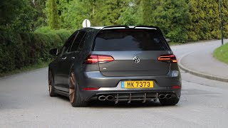 Volkswagen Golf 7 GTIR Compilation  Accelerations Launch Controls Loud sounds [upl. by Gretchen]