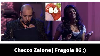 Checco ZaloneFRAGOLA 86  con Arisa dal Checco Zalone Show [upl. by Maclean]