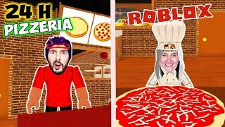 Roblox KAAN  NINA ARBEITEN 24 STUNDEN IN EINER PIZZERIA Roleplay bei Work at Pizza Place [upl. by Margaret242]