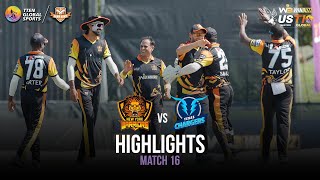 Match 16 Highlights New York Warriors vs Texas Chargers  US Masters T10 2023 [upl. by Isleen]