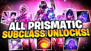 All Prismatic Fragment Unlocks MADE EASY Fragments Abilities Aspects  Destiny 2 The Final Shape [upl. by Eselahs]