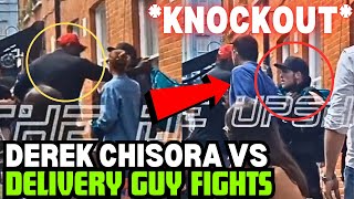 Derek Chisora Vs A Delivery Guy Full Fight KNOCKOUT [upl. by Shaylynn958]