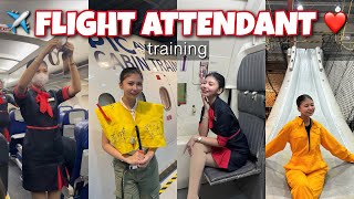 MY FLIGHT ATTENDANT TRAINING ✈️ the BEST experience  Shaina Denniz [upl. by Eelarual]