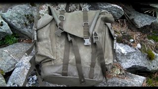 Review German Army Backpack  BW GebirgsJägerrucksack [upl. by Jewel]