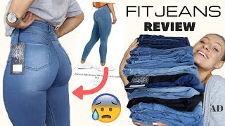 TESTING THE BEST FITTING amp MOST FLATTERING JEANS ARE THEY WORTH IT  FITJEANS HAUL amp REVIEW [upl. by Killam268]