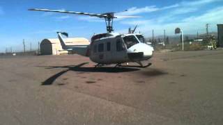 UH1H Huey start and shutdown [upl. by Ecyla]