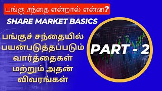 பங்கு சந்தையின் அடிப்படைகள்Part 2 Basics of Stock market and terms used in Tamil [upl. by Daffodil867]