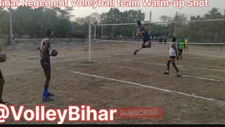 volleyball powerful warmup shot Bihar Regiment centre7 bihar team viral player [upl. by Aplihs]