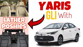 Toyota yaris GLI change into Yaris Ativ Cvt with fully leather seats [upl. by Bendicta117]