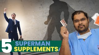 मर्द के 5 पॉवर टेबलेट  5 Essential Supplements for Men Hindi [upl. by Sokram]