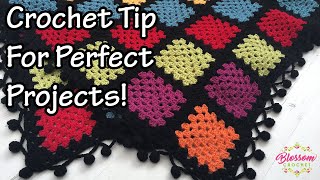 How To Do Invisible joins for granny squares amp circles [upl. by Tamara]